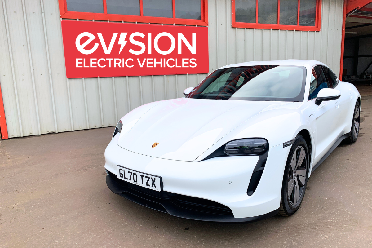 Porsche Taycan 4S hire - EVision Electric Vehicles