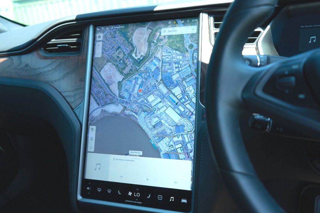 Tesla Model S 100D interior