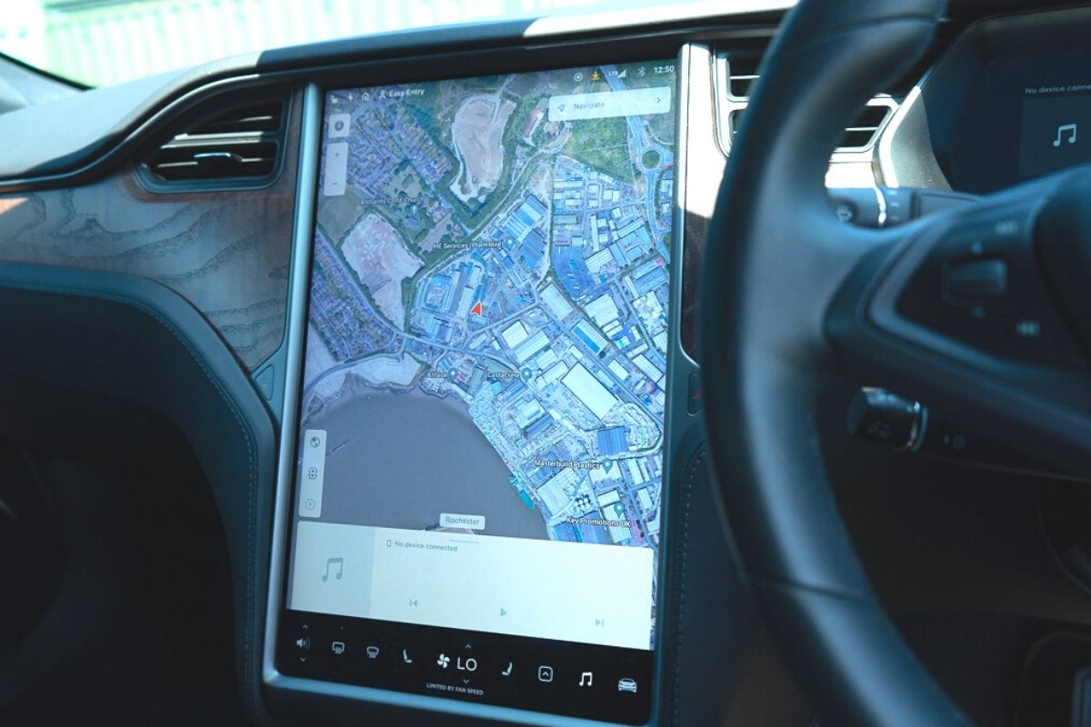 Tesla Model S 100D interior