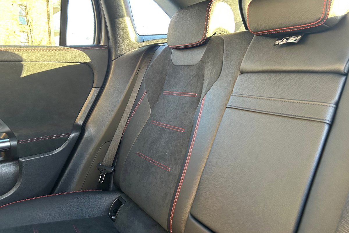 Mercedes EQA 300 rear seats