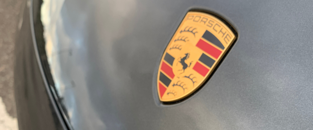 Porsche Taycan Turbo badge