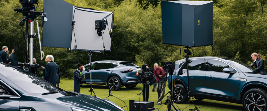 Outside filming image