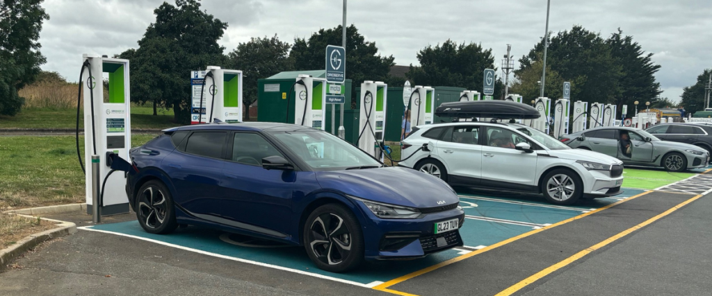Cars charging