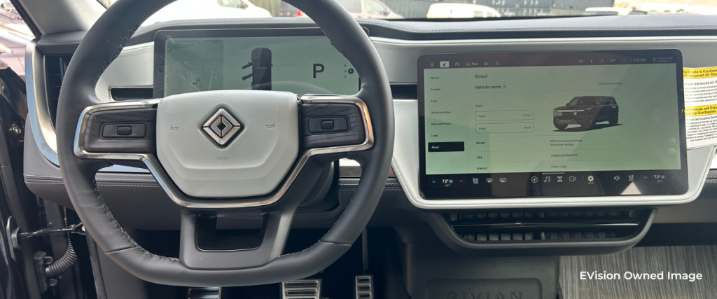 Rivian R1S Interior